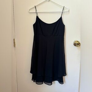 A.J. Barrie black mini dress, size 4